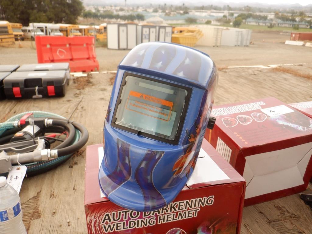 Unused Auto Darkening Welding Helmet.