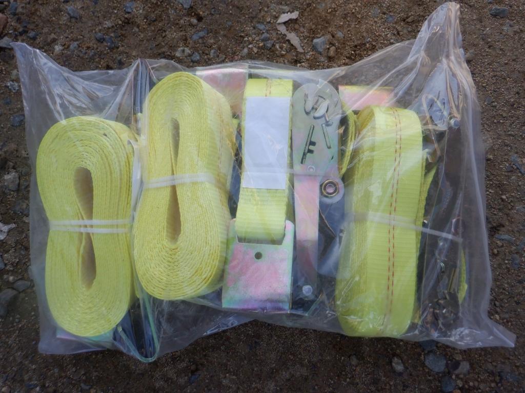 (4) Unused Ratchet Cargo Straps,