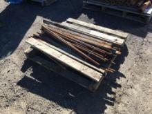Pallet of Misc Metal Stakes.