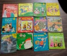 Lot of Vintage Children's Records Flipper Peter Cottontail Hansel Gretel