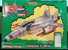 Vintage GI Joe vs Cobra Conquest X-30 Plane + Original Box (Spy Troops)