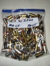 Ammo Lot 100 Count 40 S&W