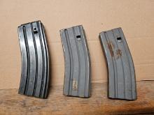 Lot of (3) AR Rifle Magazines