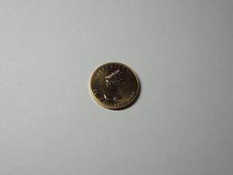 1984 $50 One Ounce Gold Canadian Maple Leaf