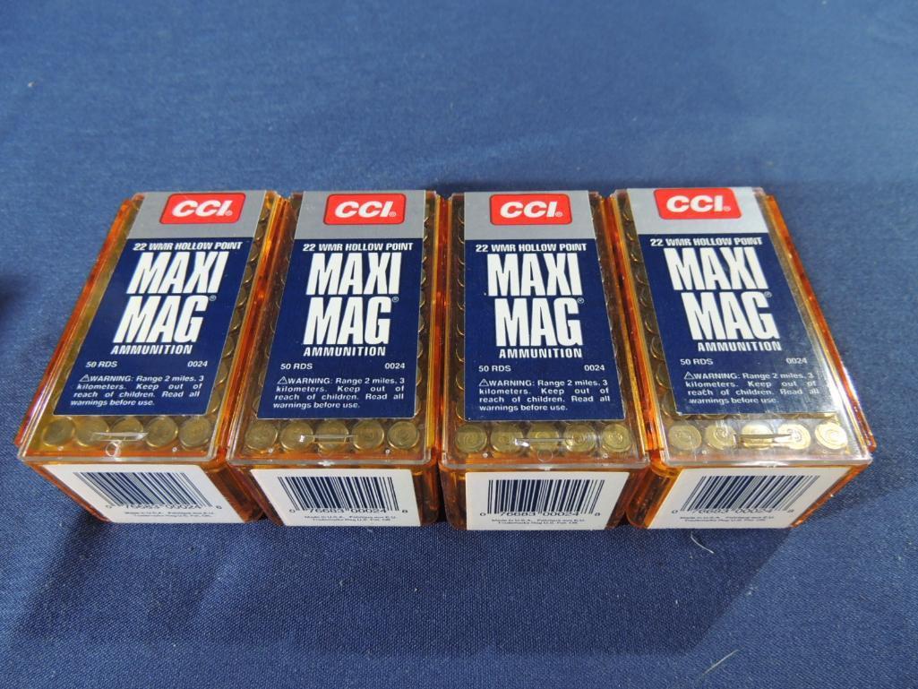 200 Rounds of CCI Mini Mag 22 WMR Ammo