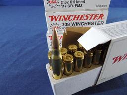 Five Full Boxes of Winchester 308 Caliber Ammo