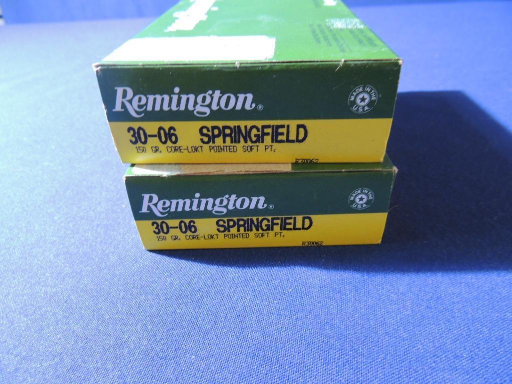 Two Full Boxes of Remington 30-06 Ammo