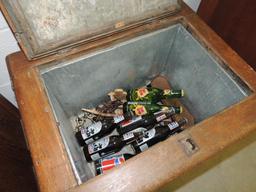 Antique Oak Ice Chest