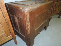 Antique Oak Ice Chest