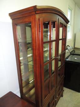 Cherry Finish China Cabinet