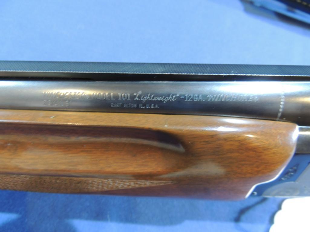 Cased Winchester 101 Lightweight 12 Gauge