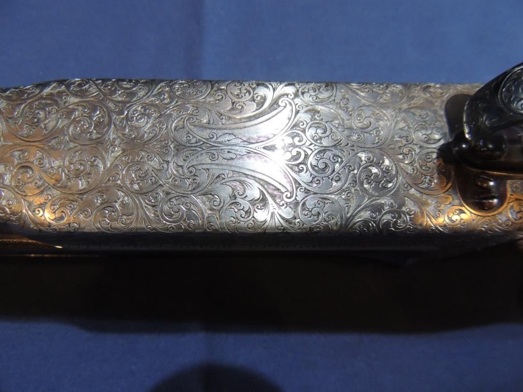 Extremely Rare Cosmi Deluxe Engraved Model 12 Gauge