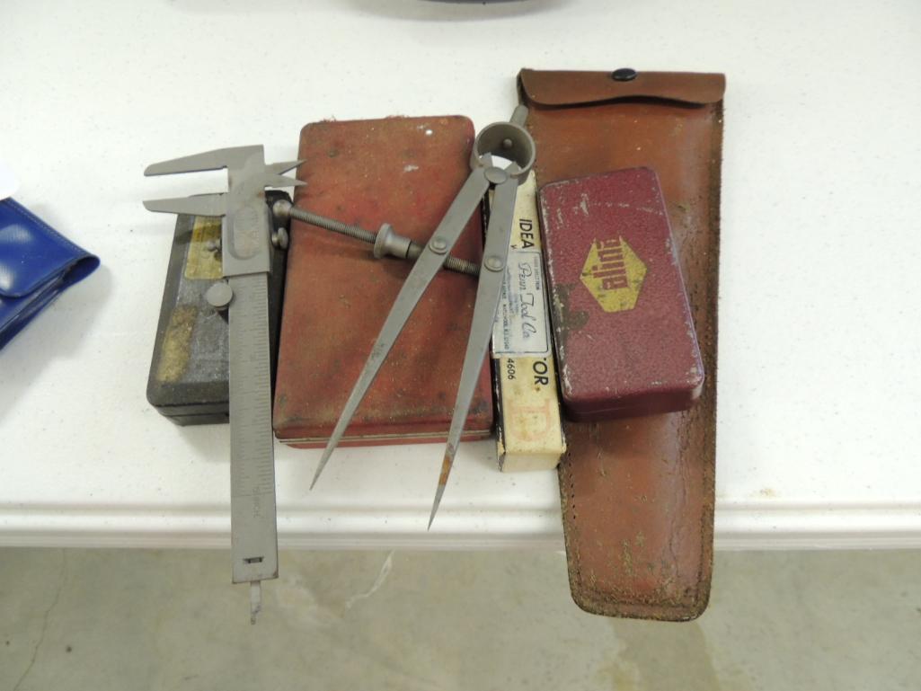 Lot of Vintage Precision Measuring Tools