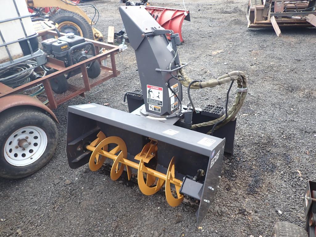 Like New Edge Skid Steer Snow Blower Attachment