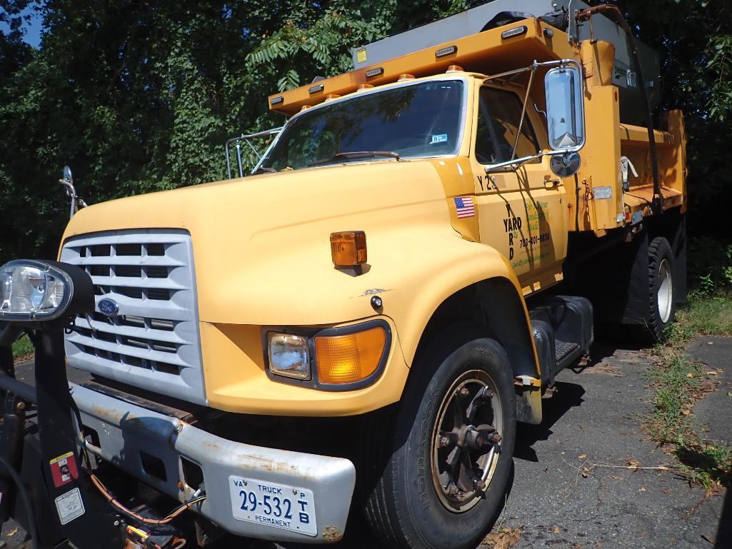 1998 Ford F700 Diesel Snow Removal Dump Truck