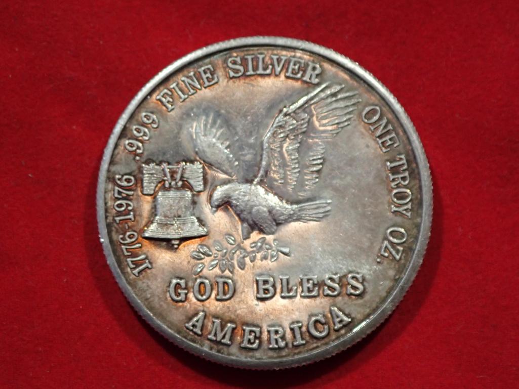 1976 One Ounce Silver Ingot