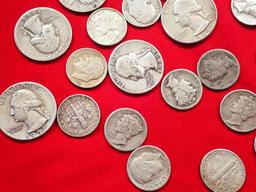 Mixed 90% Silver US Coin Lot