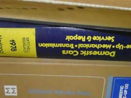 Large Group of School Bus Repair Manuals