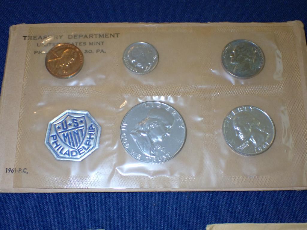 Five 1960s Silver Proof Sets
