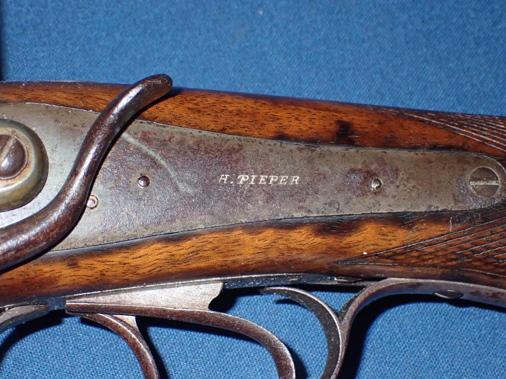 Henri Pieper 12 Ga Side Lever Shotgun