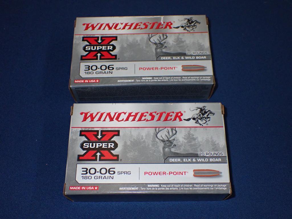 Two Boxes of Winchester 30-06 Ammunition