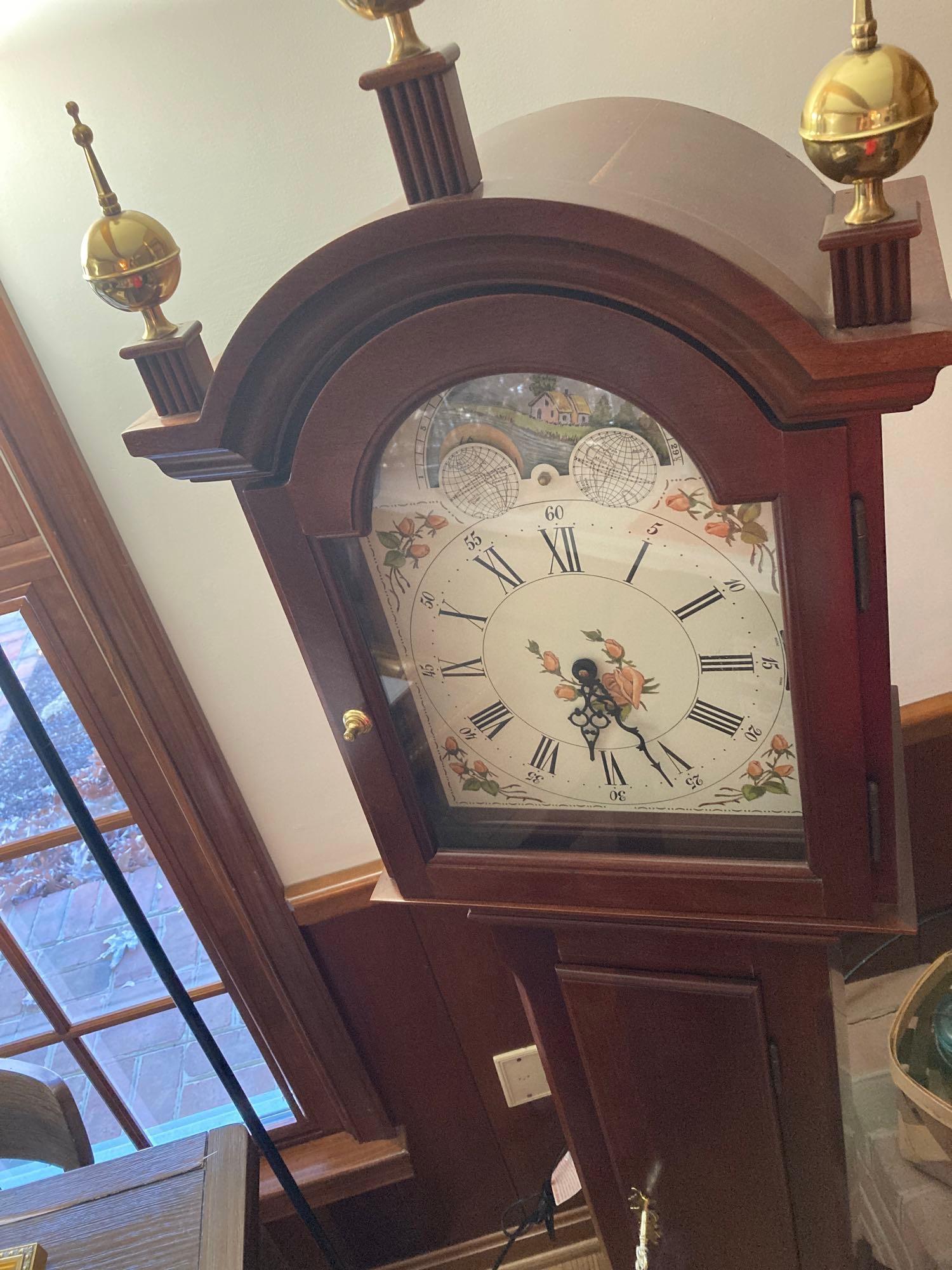 Cherry Grandmother Clock