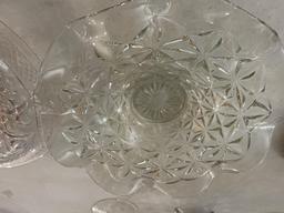 Two Clear Glass Bowls