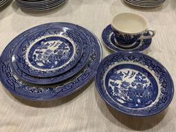 Large Churchill Willow China Serving Set