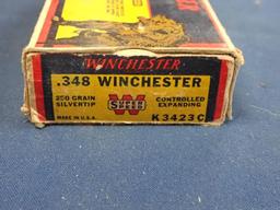 Vintage 348 Winchester Ammunition