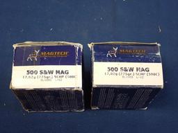 500 Smith and Wesson Ammunition