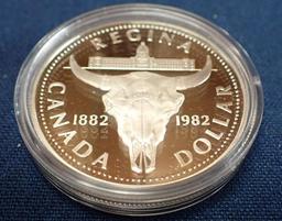 1982 Canadian Silver Dollar