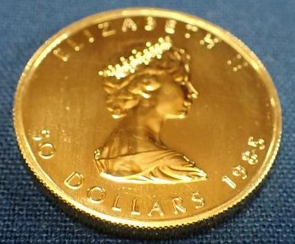 Canadian One Ounce Gold Maple Leaf