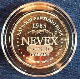 Nevex One Ounce Silver Token