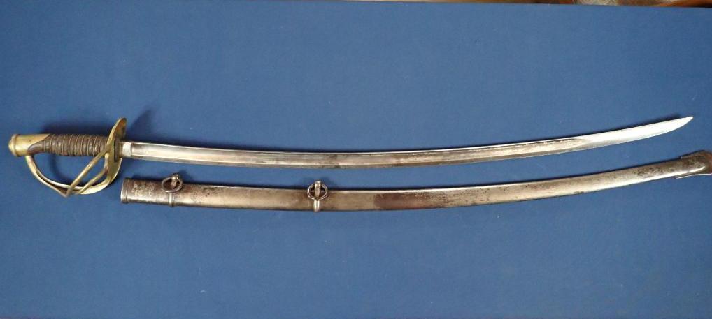 Civil. War US Light Cavalry Saber and Scabbard