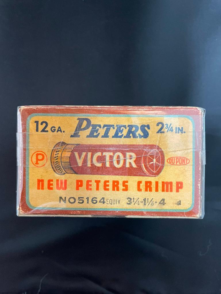 Full Box of Peters Victor 12 guage Shotgun Shells