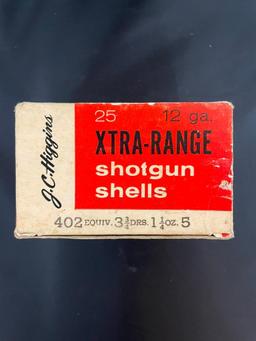 Partial Box of J. C. Higgins 12 guage Shotgun Shells