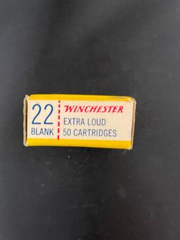 Partial Box of Winchester 22 Blank Cartridges