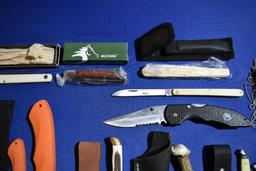 15 Fixed & Pocketknife Knives