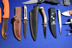 15 Fixed & Pocketknife Knives