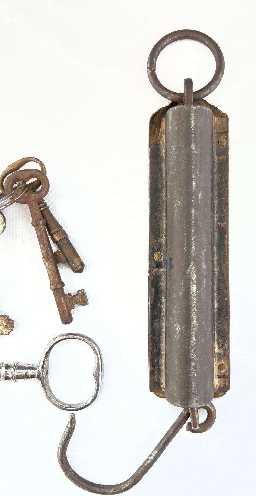 Hanging Scale and Skeleton Keys