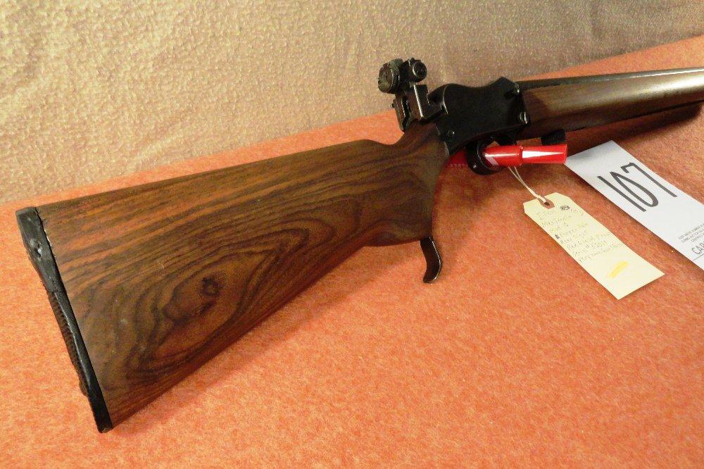 Martini 12, 22-Cal., SN:52014, Parker Hale Rear Sight, Redfield Front, Very Nice Gun & Bbl.