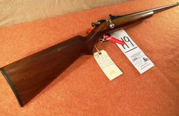 Winchester 68, 22LR, Mfg. 1934-46, Ghost Ring Target Sight, Very Good Bore