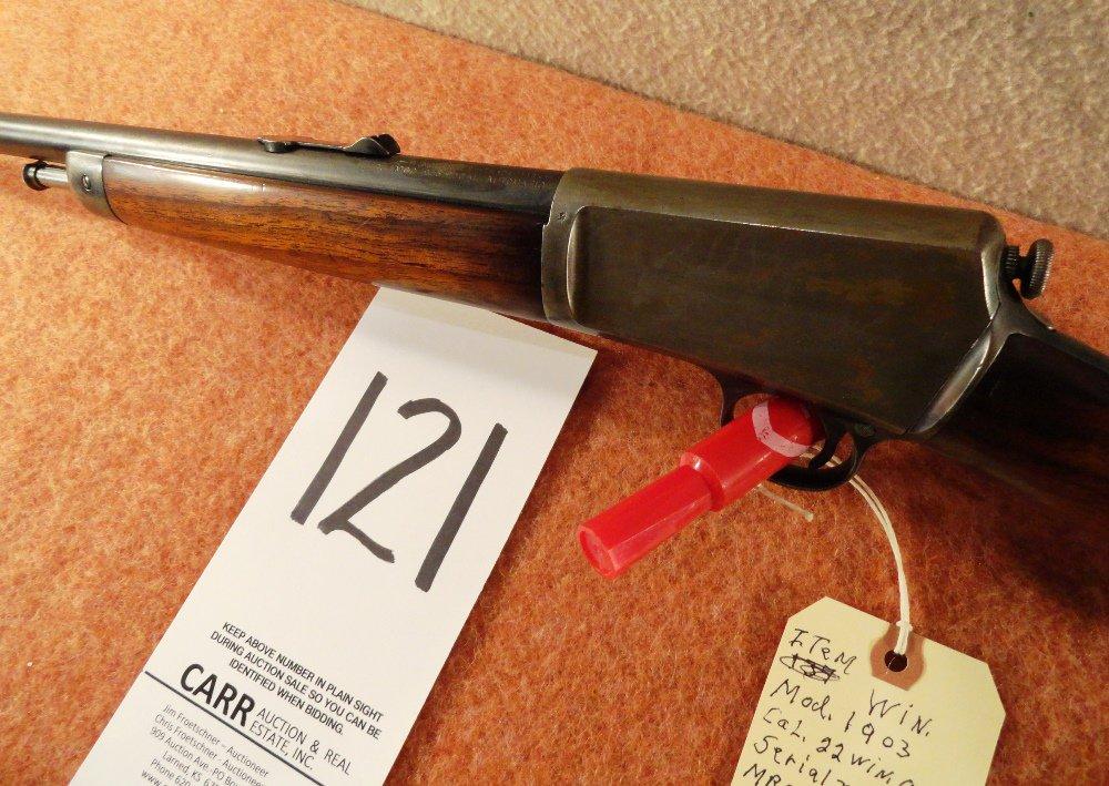 Winchester 22, SN:58768, Mfg. 1903-32 Winchester Auto, Very Good Barrel