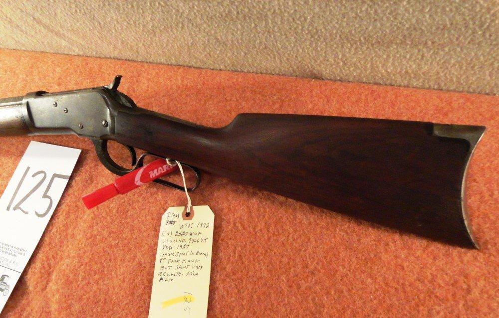 Winchester 1892, 25-20 WCF, SN:996675, 1927, One Spot in Bbl. 9" from Muzzle, Nice Rifle