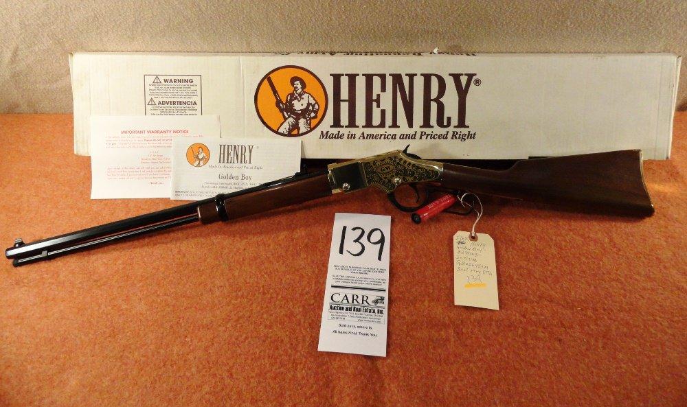 Henry Golden Boy, 22 Mag., SN:GB026453M, Shot Very Little