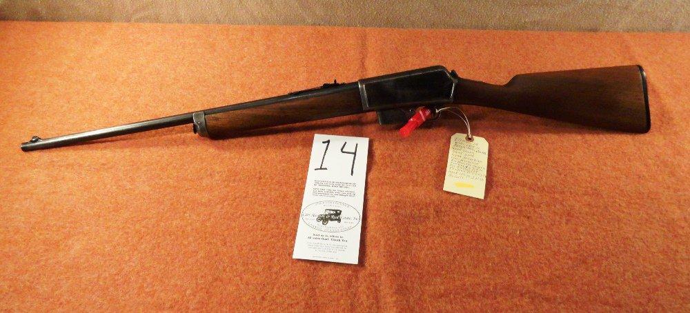 Winchester 1905, 32-Cal., SN:15145, Good Shape, Used 30 Carbine Cases, Machined Extractor Groove For