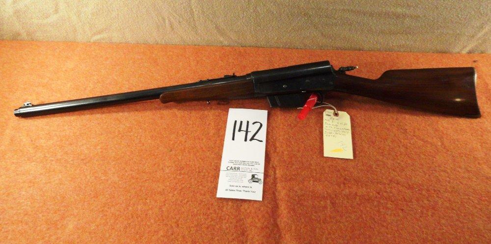 Remington 08, 30-Cal., SN:48780, Rem Auto with Flip-Up Marble Tang Sight, Very Good
