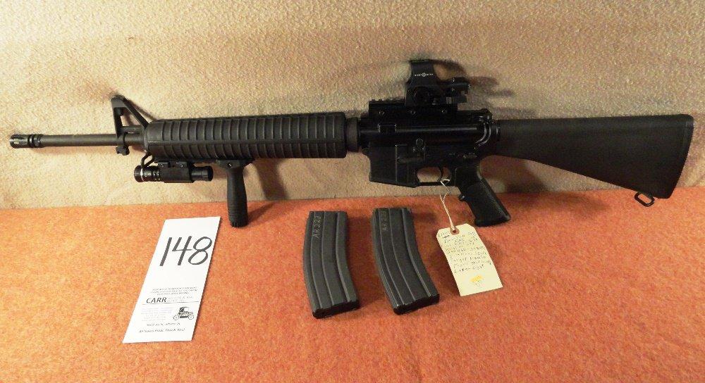 Del-Ton Inc. AR 15, 5.56MM or 223-Cal., SN:DTIJ00465, 3x 9x50 Simmons Scope, Target Acquisition Feat