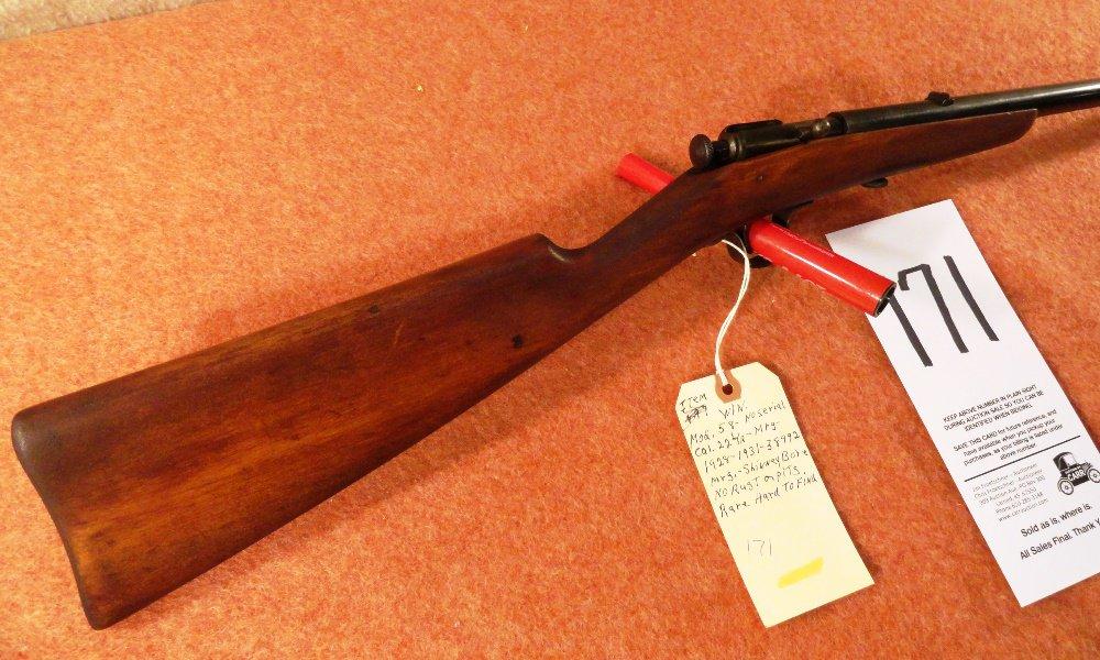 Winchester 58, 22LR, 1928-31, Shiny Bore, No Rust or Pits, Rare