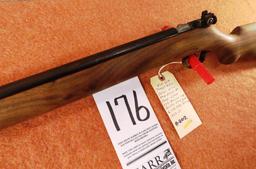 Winchester 60A Target, 22LR w/New Stock Lyman 55r Receiver Sight T-Barrel, Very Good, 6,118 Mfg. Bet